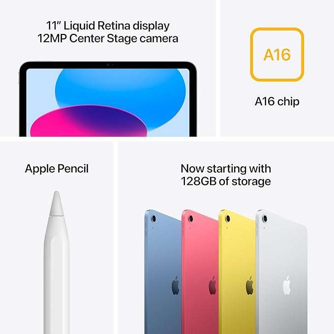 71jaNelJpYL._AC_SX679_ Apple iPad 11-inch with A16 Chip