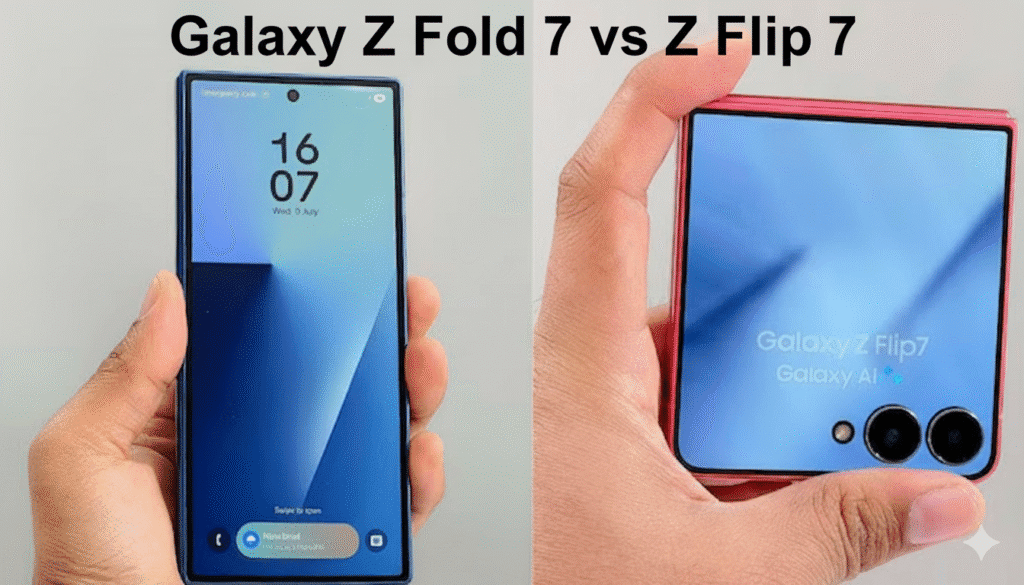 Galaxy Z Fold 7 vs Z Flip 7